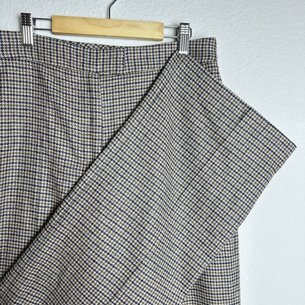 J.‎ Mclaughlin Broderick Houndstooth Wool-Blend Trousers Womens 4 Italian Fabric